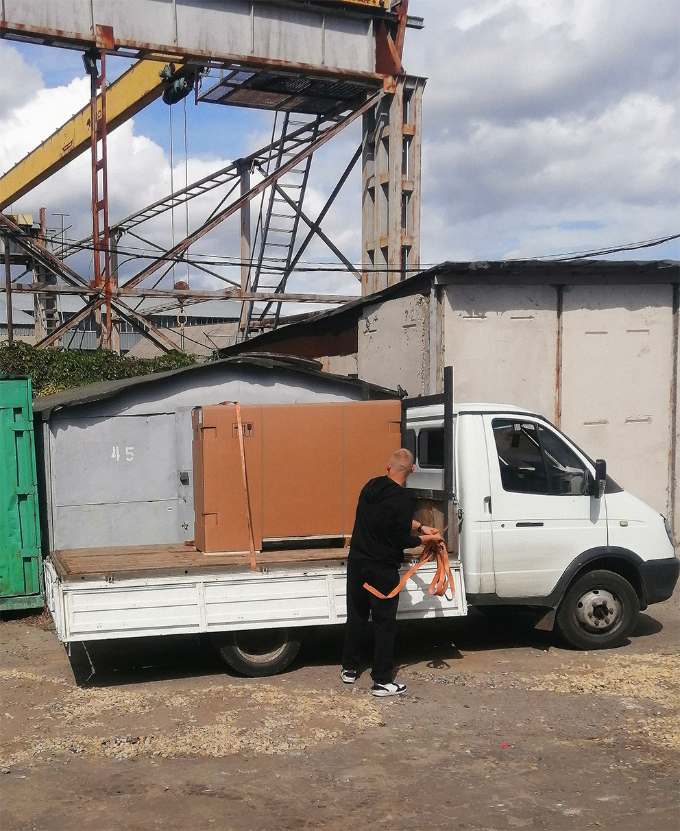 Отгрузка поршневого компрессора Remeza СБ4/Ф-270.LB75 (Aircast) в г. Воронеж