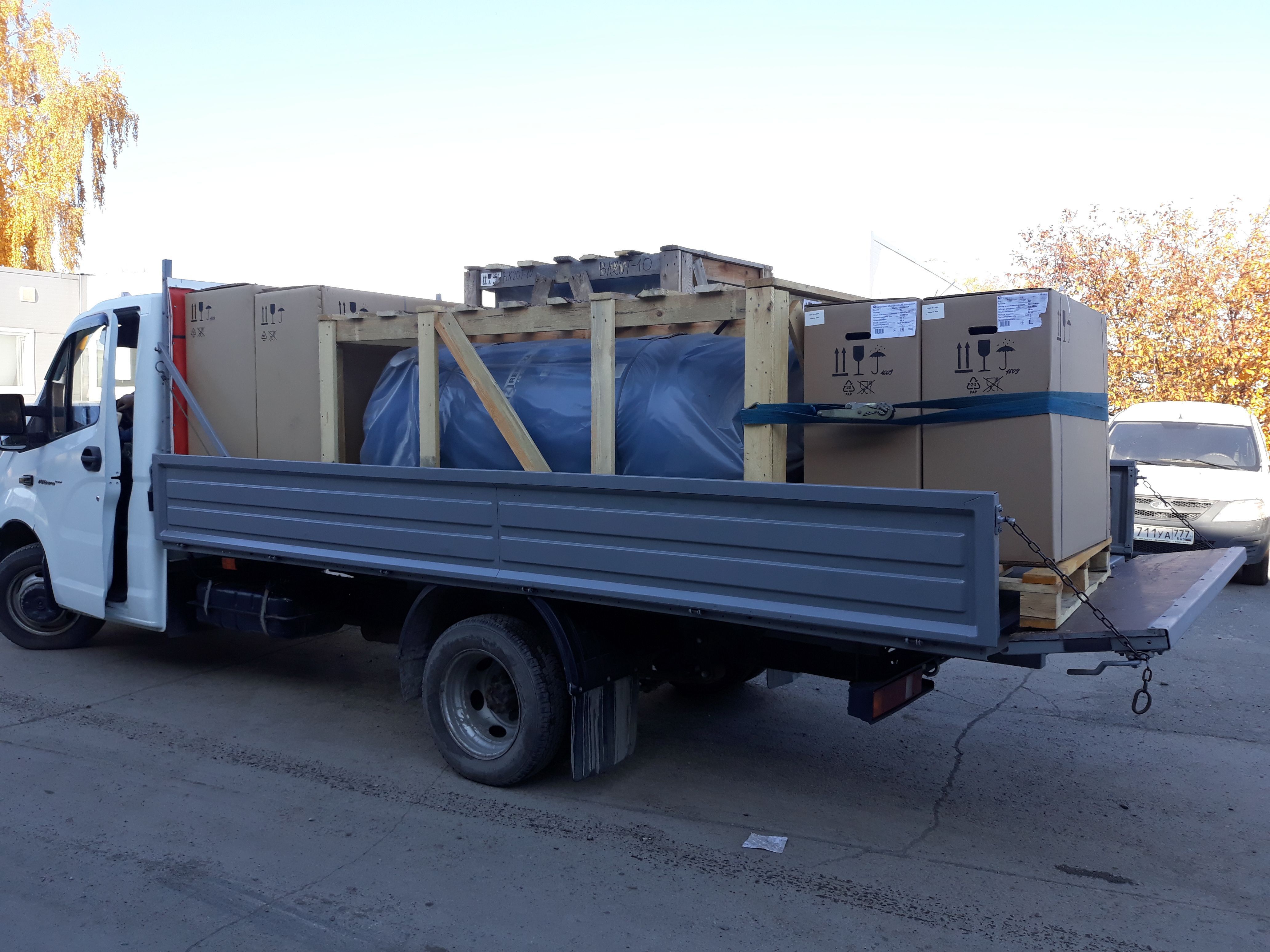 Отгрузка продукции ЗАО Ремеза в Новосибирске